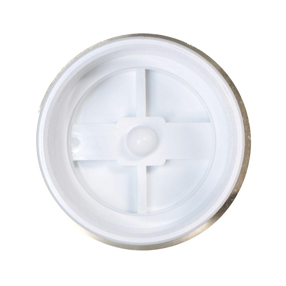 BRAXTON HARRIS IPC4-412NB Inside Pipe Cleanout, Round, Fits Pipe Size: 4 in, 3 in Plug, 4-1/2 in Dia Cover, PVC thumbnail 2