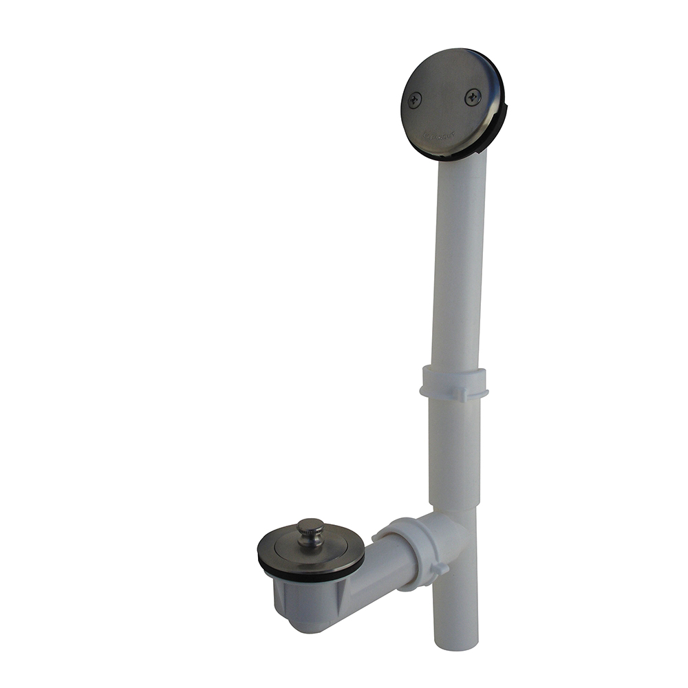 Braxton Harris Full Lift and Turn Bath Waste Kit, Satin Nickel