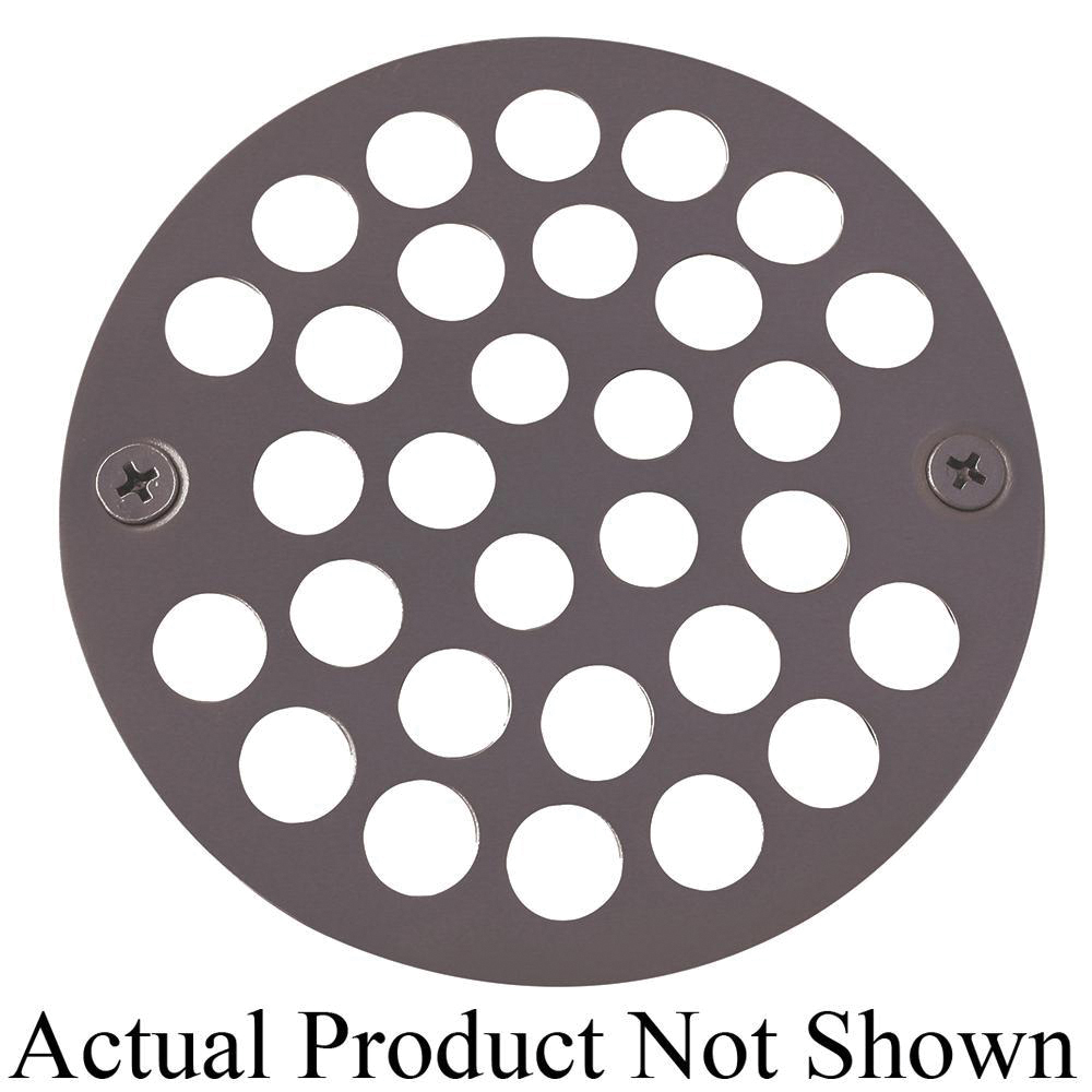 Braxton Harris BHRSSI Strainer With 3-3/8 inch Screws, 4 inch O.D., Oil-Rubbed Bronze