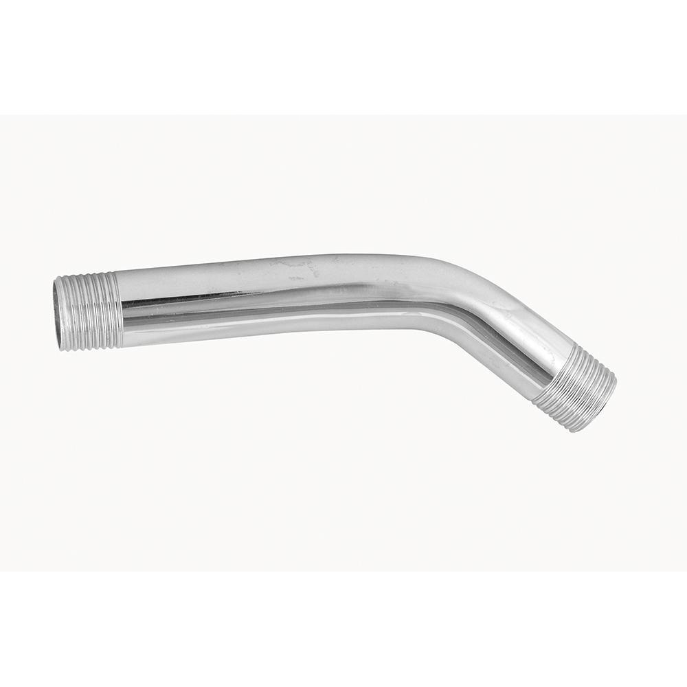 BRAXTON HARRIS SA12-8 Shower Arm, 1/2 in, IPS, Brass, Chrome