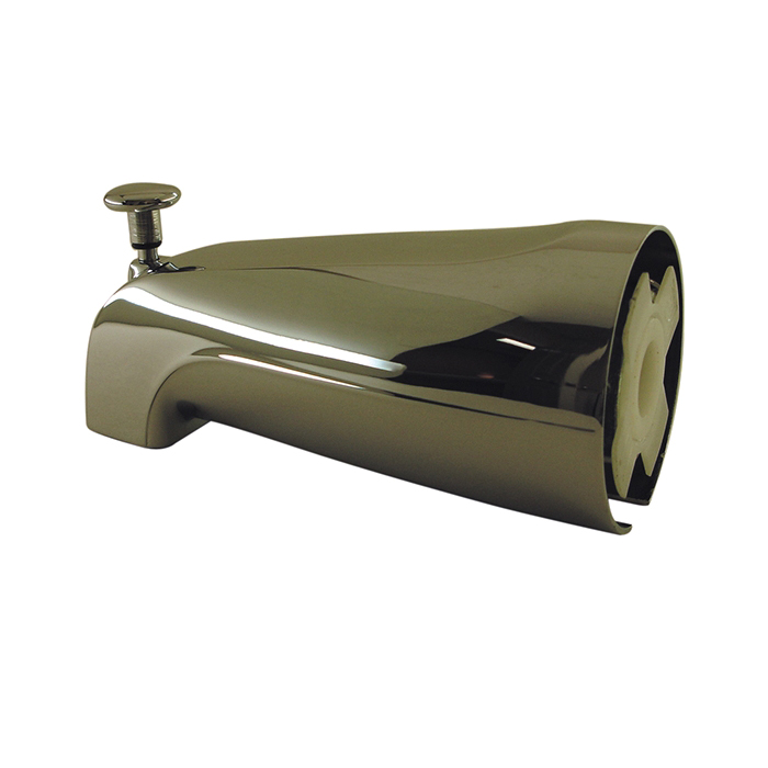 Braxton Harris TSNDC Adjustable Nose-Diverter Copper Tub Spout, 1/2 inch, Polished Chrome