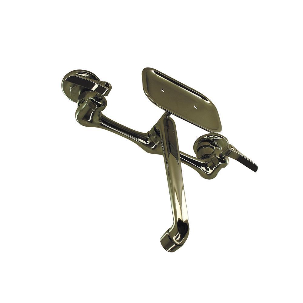 BRAXTON HARRIS WMSF12-LF Sink Faucet, Wall, Chrome