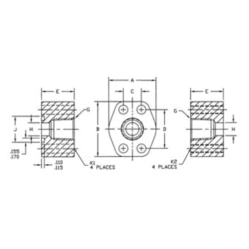 BRENNAN 1928-61-24-24 HY24FLG BLK-24FP-61-FLAT