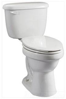 Sayco 7008-130 Abingdon Toilet Express&trade; Vitreous China 12 inch Rough-In ADA 2-Piece Elongated Toilet, 1.6 gpf, White