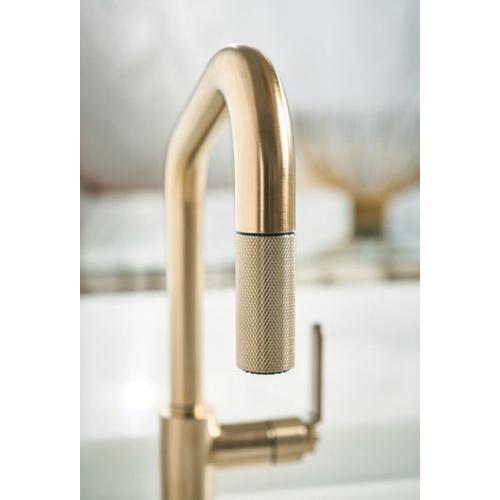 BRIZO® Litze® 63064LF-GL Kitchen Faucet, Deck, Pull-Down, Luxe Gold