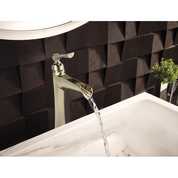 BRIZO® Rook® 65461LF-PN-ECO Lavatory Faucet, 1-Handle, Deck, Vessel, Brilliance Polished Nickel