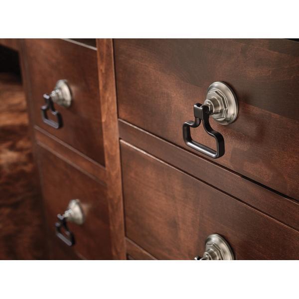 BRIZO® 699161-NKBL Drawer Pull, 5-1/2 in L Handle, 1-1/2 in H Handle, 1-3/8 in Projection, Metal