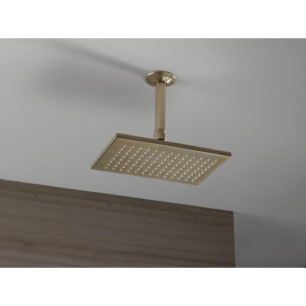 BRIZO® Siderna® 81380-BN Raincan Showerhead, 1.75 gpm, 1 -Spray, Ceiling Mounting, 8-5/8 in L x 5-3/4 in W Head thumbnail 4