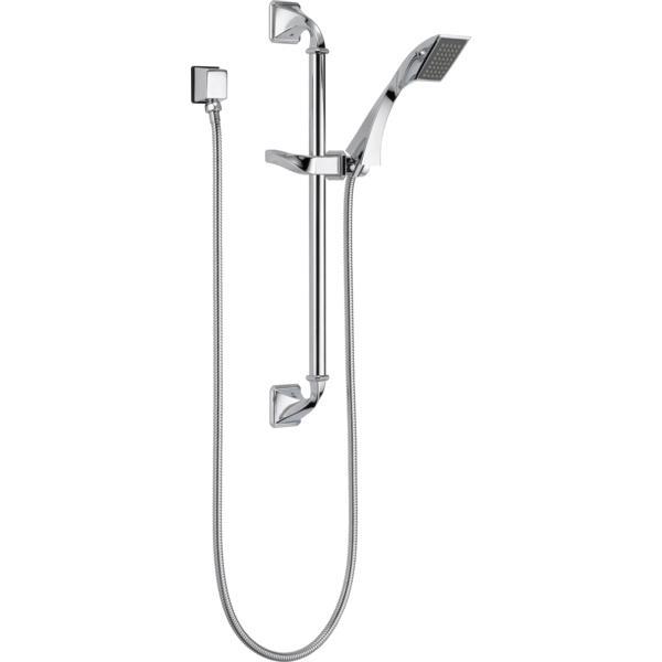 BRIZO® Virage® 85730-PC Handshower, Full Spray, 1.75 gpm, 60 to 82 in L Hose, NPSM, Chrome thumbnail 3
