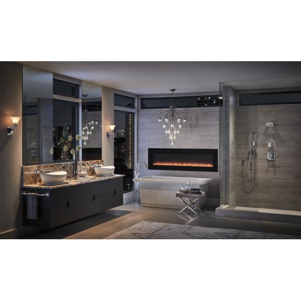 BRIZO® Virage® 85730-PC Handshower, Full Spray, 1.75 gpm, 60 to 82 in L Hose, NPSM, Chrome thumbnail 2
