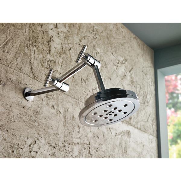 BRIZO® Litze® 87435-PC Raincan Showerhead, 1.75 gpm, 4 -Spray, Wall Mounting, 8 in Head, Chrome thumbnail 2
