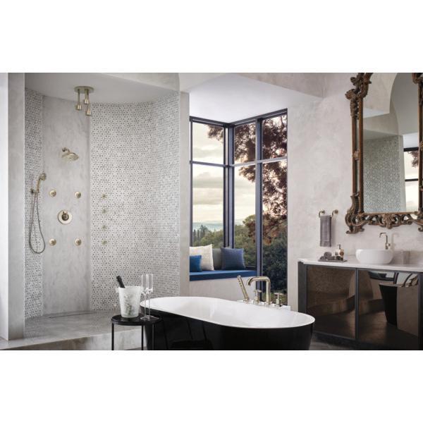 BRIZO® Litze® 87435-PN Raincan Showerhead, 1.75 gpm, 4 -Spray, Wall Mounting, 8 in Head, Polished Nickel thumbnail 2