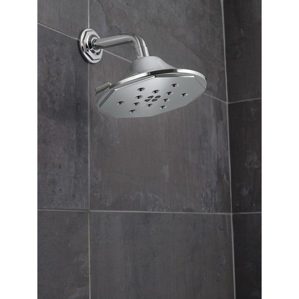 BRIZO® Rook® 87461-PC Raincan Showerhead, 1.75 gpm, 4 -Spray, Wall Mounting, 8 in Head, Chrome thumbnail 2