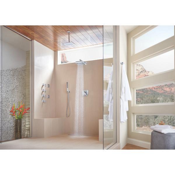 BRIZO® Vettis® 87488-PC Showerhead, 1.75 gpm, 4 -Spray, Wall Mounting, 8 in Head, Chrome thumbnail 4