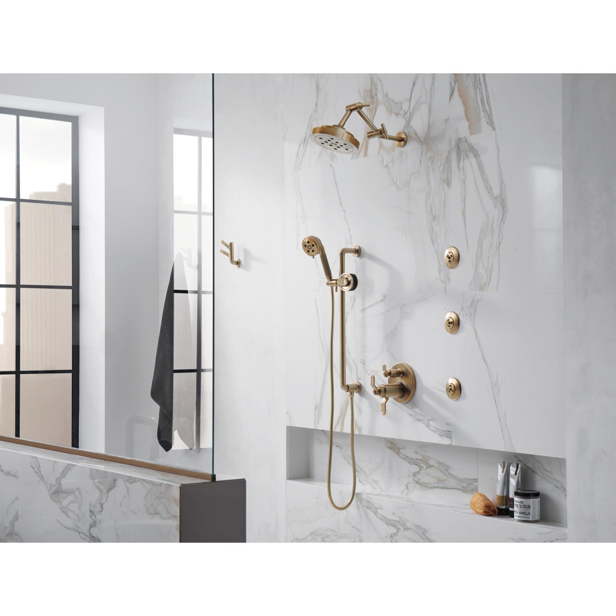 BRIZO® Litze® 88735-GL Handshower, 3.2 in Spray Face, H2OKinetic® Rinsing, Massage, Pause Spray, 1.75 gpm, NPSM thumbnail 3