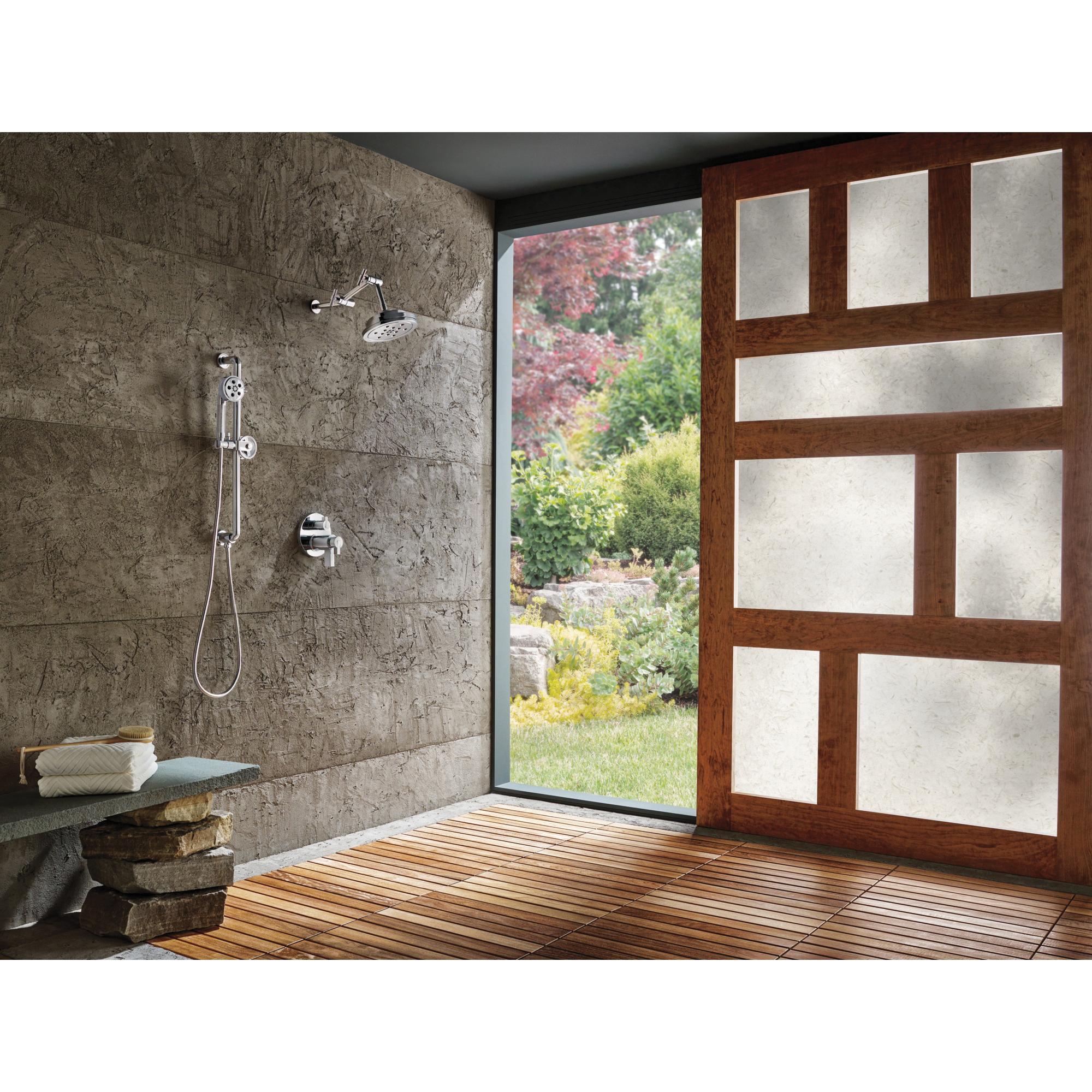 BRIZO® Litze® 88735-PC Handshower, 3.2 in Spray Face, H2OKinetic® Rinsing, Massage, Pause Spray, 1.75 gpm, NPSM, Chrome thumbnail 2