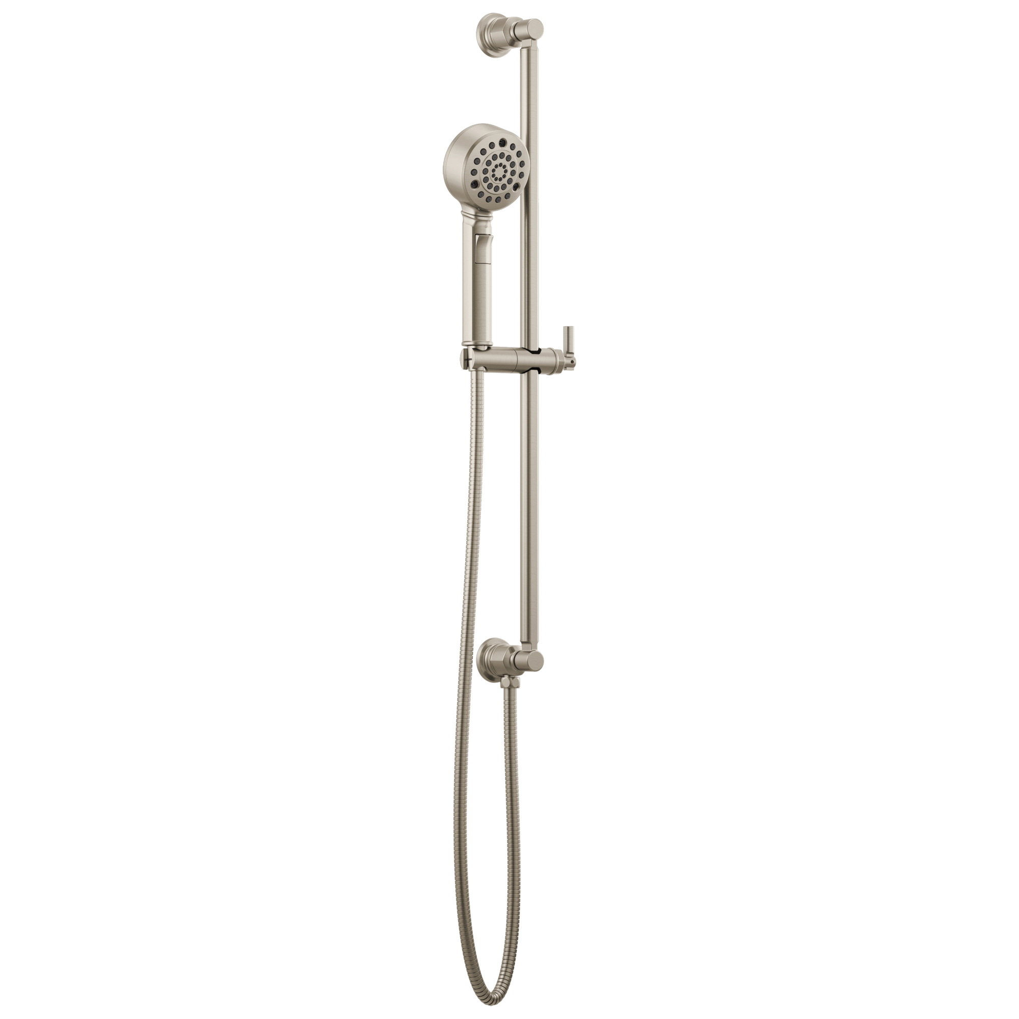 Kingston Brass KX2528SG 24 Shower Slide Bar with Soap Dish Satin Nickel