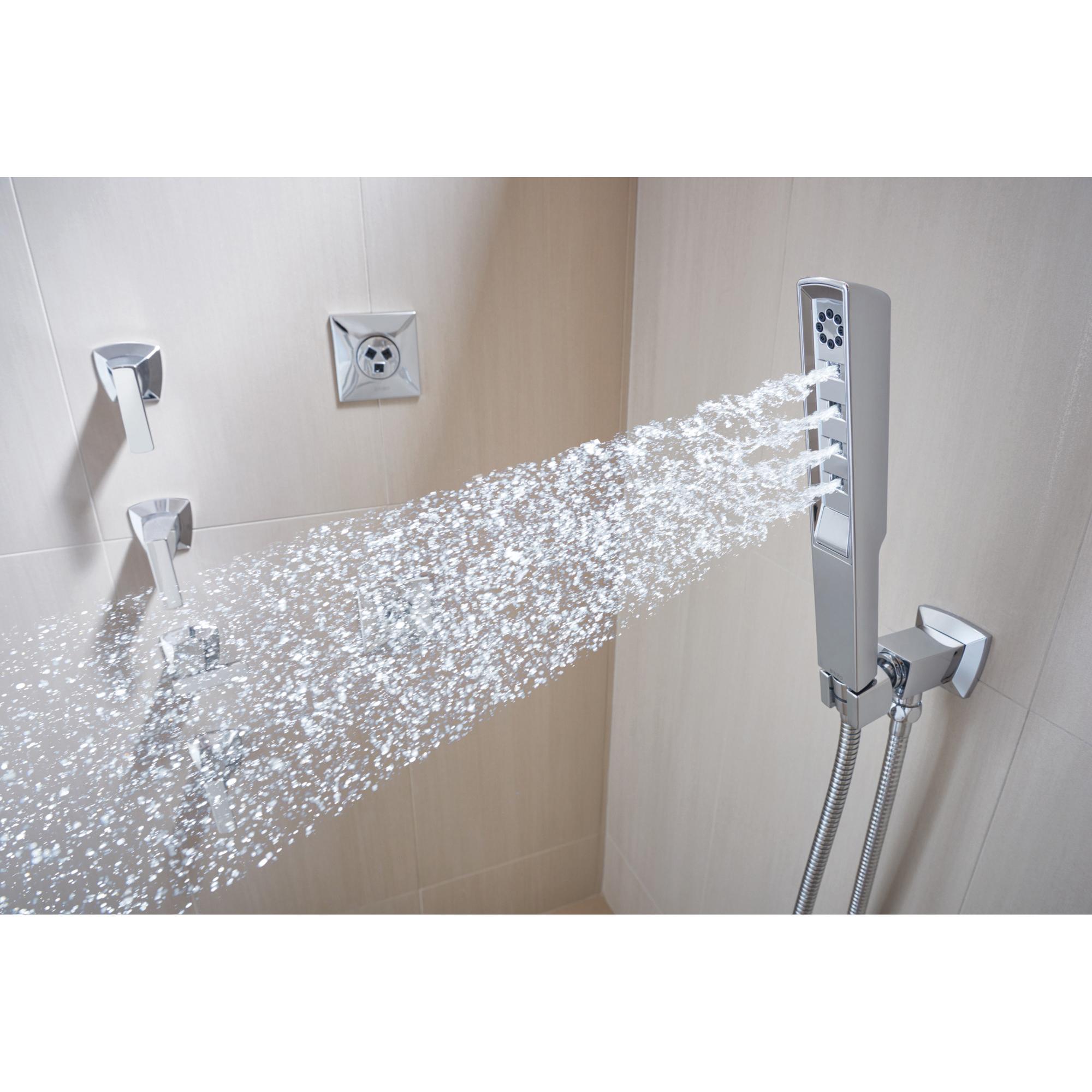 BRIZO® Vettis® 88888-PC Handshower, H2OKinetic®, Massage, Pause Spray, 1.75 gpm, 60 to 82 in L Hose, NPT, Chrome thumbnail 2