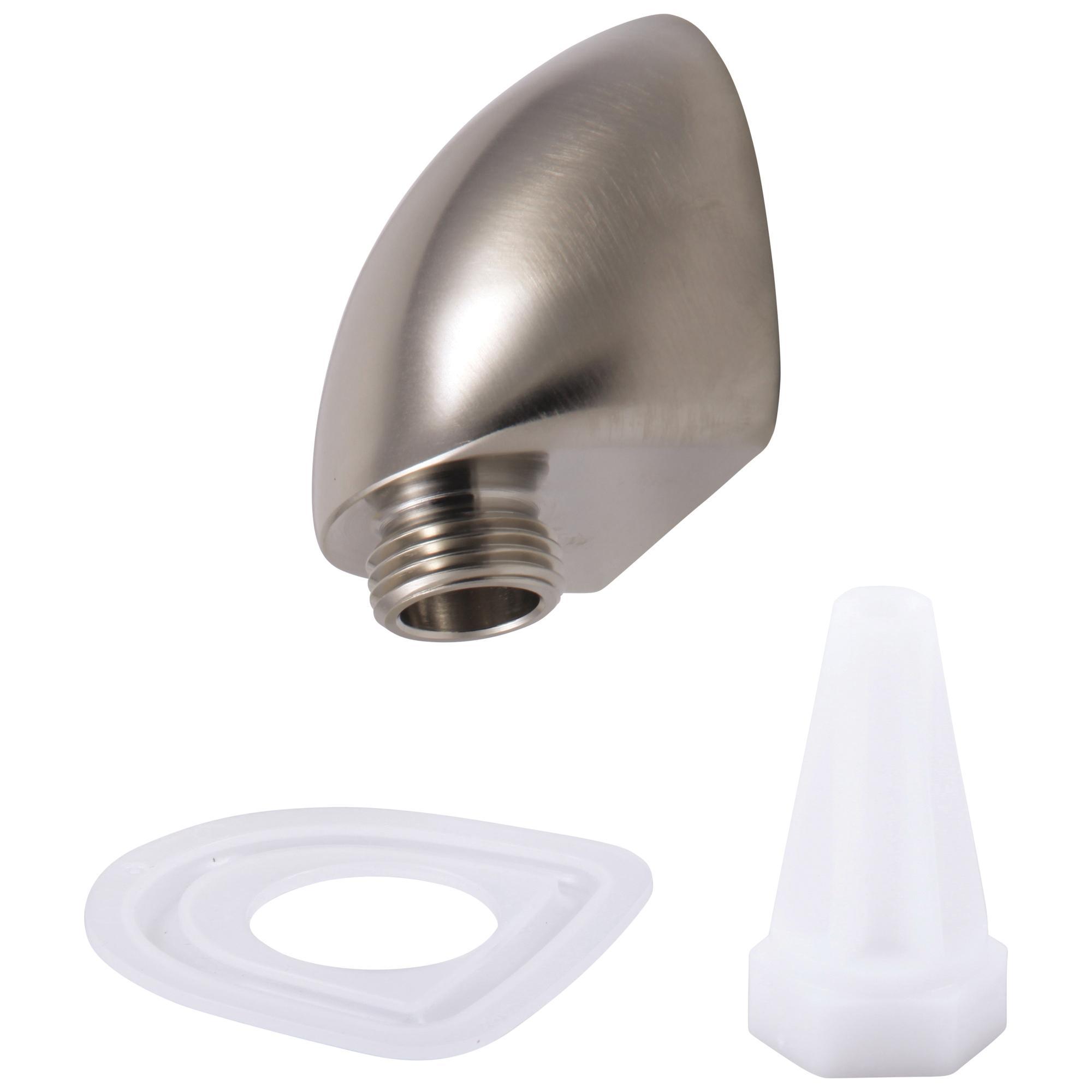 Brizo&reg; RP36004BN Traditional Wall Elbow, 1/2 in, NPT x NPSM, Brass, Import