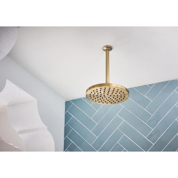 BRIZO® Essential™ RP48986GL Shower Arm, 1/2 in, NPT, Brass, Luxe Gold