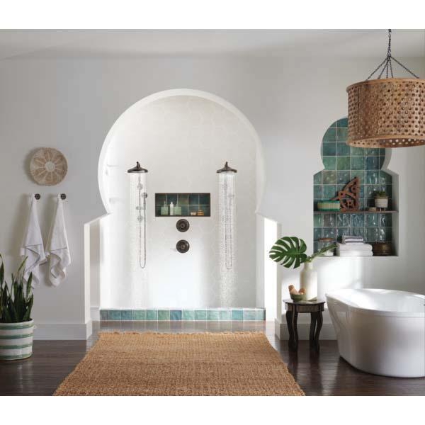 BRIZO® Essential™ RP81079RB Handshower, 3-1/2 in Spray Face, H2OKinetic® Rinsing, Massage, Pause Spray, 1.75 gpm, NPSM