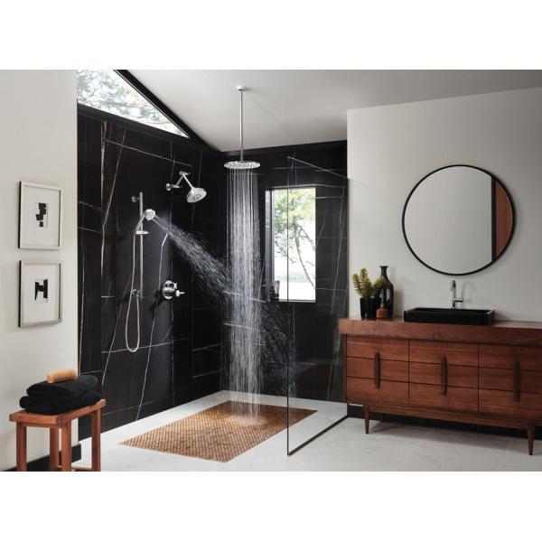 BRIZO® Essential™, Litze® RP81434PC Linear Round Jointed Shower Arm, 1/2 in, NPT, Brass, Chrome thumbnail 3