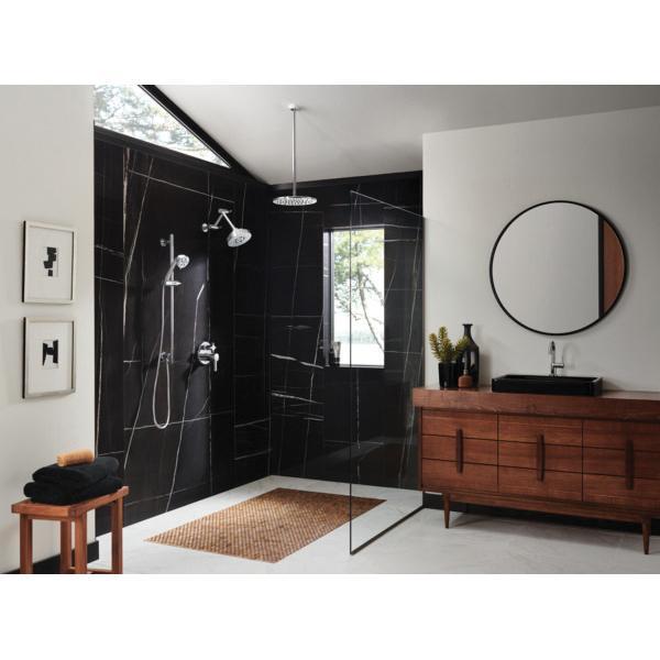 BRIZO® Essential™, Litze® RP81434PC Linear Round Jointed Shower Arm, 1/2 in, NPT, Brass, Chrome thumbnail 2