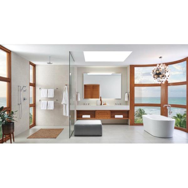 BRIZO® Litze® T70135-PCLHP Tub Trim, 1/2 in, 1 -Faucet Hole, Brass, Chrome, 1-Handle -Handle thumbnail 3