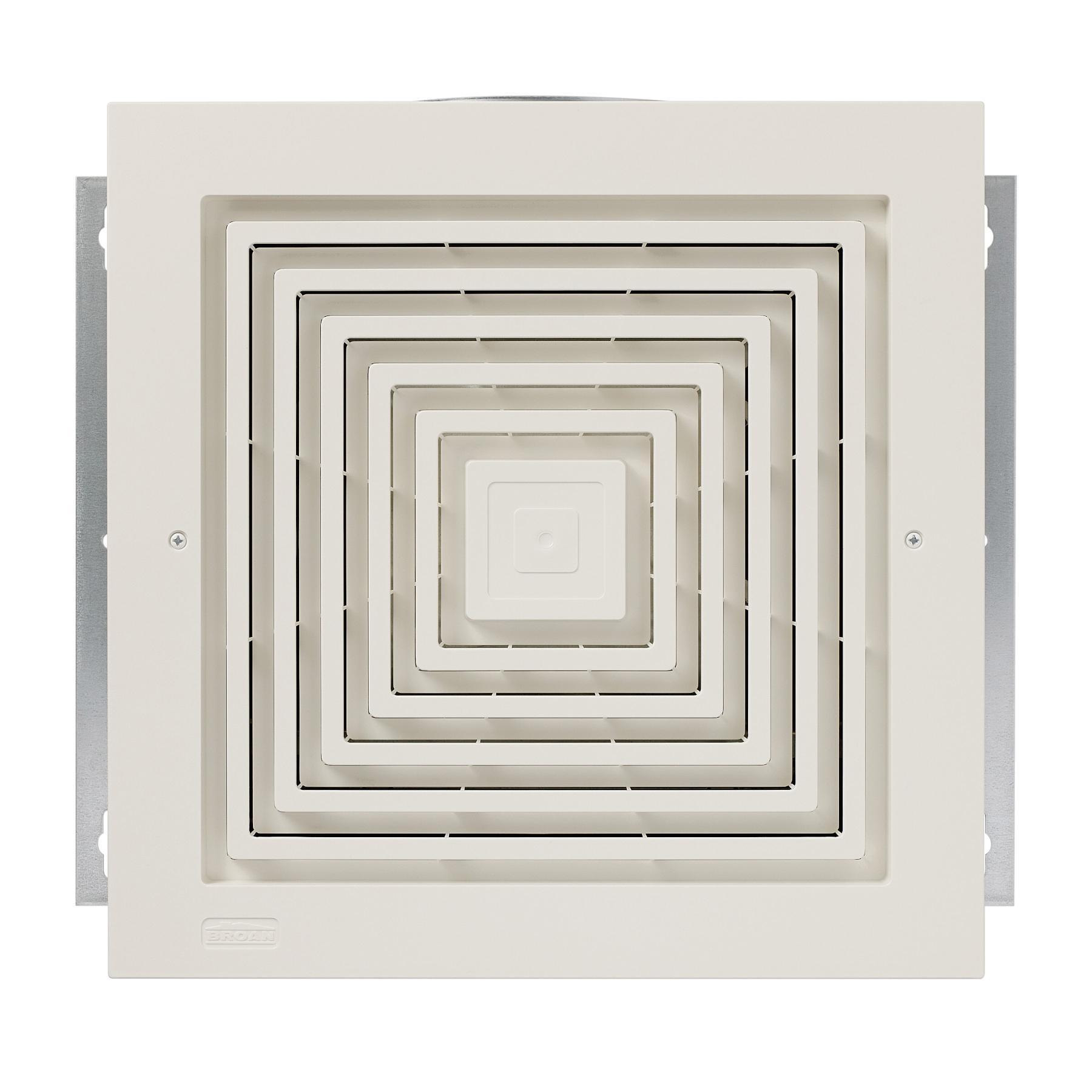 Broan-NuTone® L300E Ventilation Fan, 120 V, 0.7 A, Steel, Galvanized