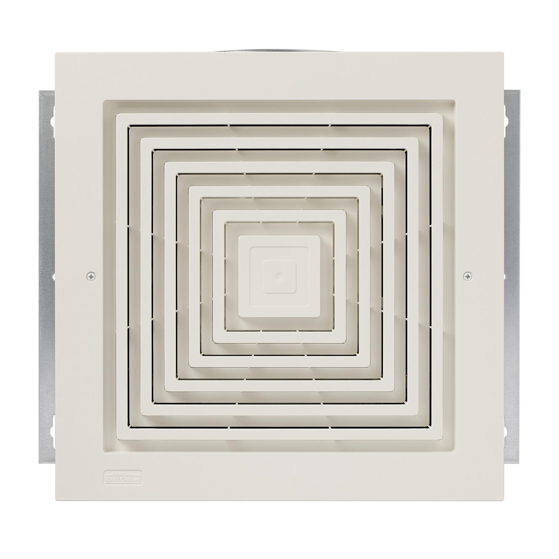 Broan-NuTone® L150E High Capacity Ventilation Fan, 120 V, 0.4 A, Steel, Galvanized