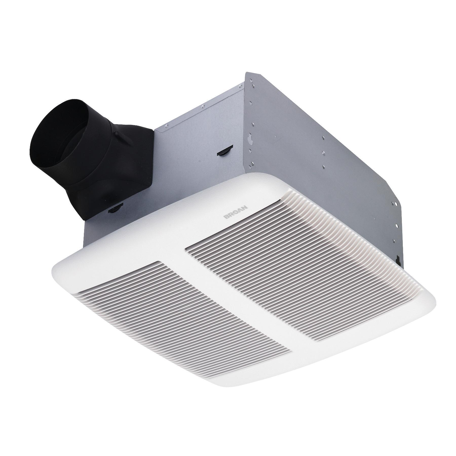 Broan-NuTone Sensonic SPK110 Sensonic Speaker Fan, 120 V, 0.9 A, Polymer/Steel Housing, Galvanized Housing