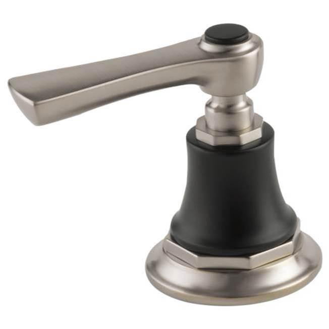 BRIZO® HL660-NKBL Roman Tub Faucet Lever Handle Kit, Luxe Nickel®/Matte Black
