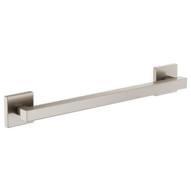 BRIZO® BRIZO® 69480-NK Linear Square Grab Bar, 1-1/16 in Dia, 21 in L, Brilliance® Luxe Nickel®