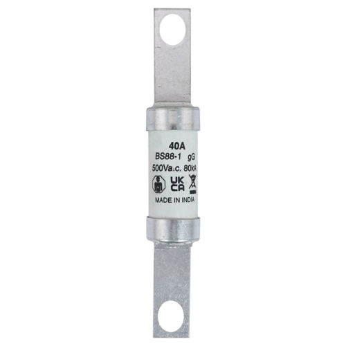 B-Line BD40 Standard Fuse, 500/250 VAC/VDC, 40/63 A, 21 mm Dia Fuse thumbnail 3
