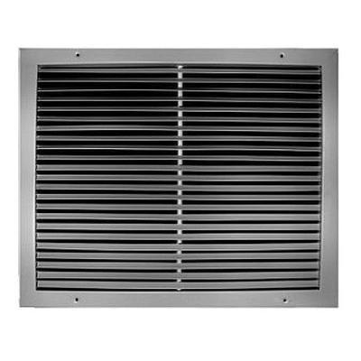 Bard® RFG RFG-5W Return Air Filter Grille, 16 x 30 in, 3/4 in Grille Spacing, Aluminum, Brushed Anodized Aluminum