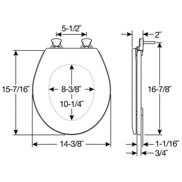 Round Toilet Seats