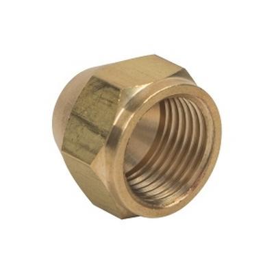 BrassCraft® 40-6X Flare Cap, 3/8 in Tube, Brass, Rough thumbnail 2