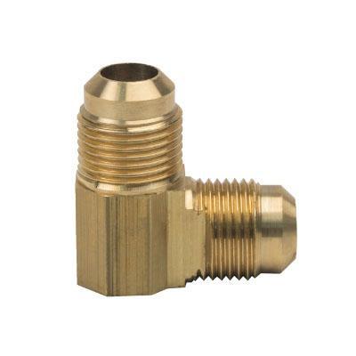 BrassCraft® 55 Series 55-8 Flare Union Elbow, 1/2 in OD Tube x 1/2 in OD Tube, Brass, Rough