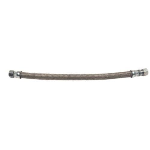 BrassCraft® B1-KC Series B1-12KC F Braided Water Faucet Connector, Speedi Plumb® PLUS, 3/8 in, Compression, 12 in L