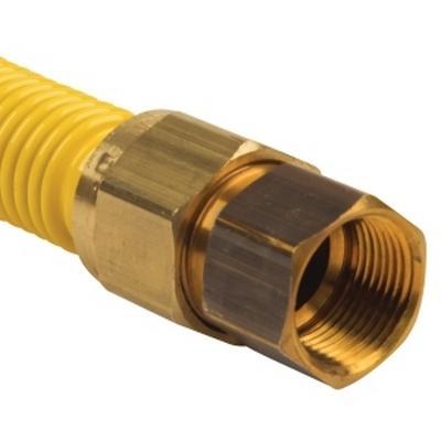 BrassCraft® CSSB Series CSSB21-18 Large Diameter Gas Appliance Connector, 3/4 in, 18 in L, 3/4 in ID, 7/8 in OD thumbnail 2