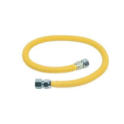 BrassCraft® CSSC Series ProCoat CSSC22-12 Gas Connector, 3/4 x 3/4 in, 12 in L, 1/2 in ID, 5/8 in OD, FIP x FIP thumbnail 4