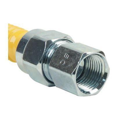 BrassCraft® CSSC Series CSSC54-24 Gas Appliance Connector, 1/2 in, 24 in L, 1/2 in ID, 5/8 in OD, FIP x MIP