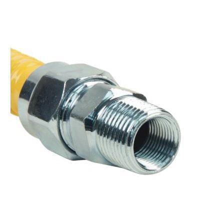 BrassCraft® CSSC Series CSSC54-24 Gas Appliance Connector, 1/2 in, 24 in L, 1/2 in ID, 5/8 in OD, FIP x MIP thumbnail 3