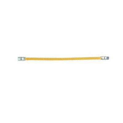 BrassCraft® CSSD Series CSSD54-12 Gas Appliance Connector, 1/2 in, 12 in L, 3/8 in ID, 1/2 in OD, FIP x MIP thumbnail 3