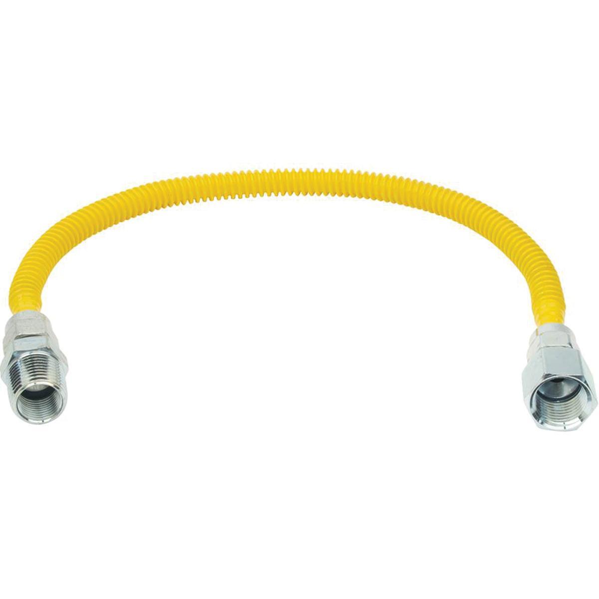 BrassCraft® CSSL Series ProCoat® CSSL54-72 Gas Connector, 1/2 in, 72 in L, 1/4 in ID, 3/8 in OD, FIP x MIP thumbnail 4