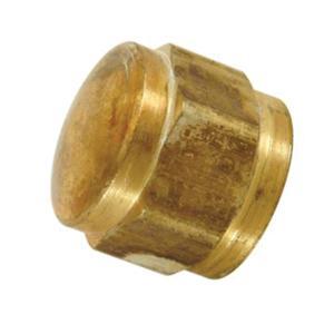 Brass Craft FC Series Rough Flare Cap, 3/8 inch, 9/16-24 Fine Thread