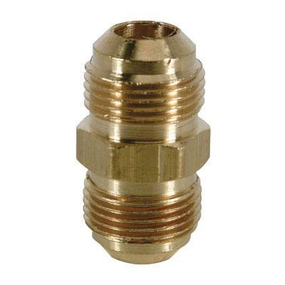Brass Craft FU 3-6 Brass Gas Tube Union, 3/8 inch OD x 3/8 inch OD, Flare x Flare