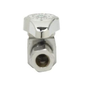 BrassCraft® G2CEPX14X C Supply Stop Valve, 1/2 x 3/8 in Nominal, PEX x Compression, Quarter-Turn Handle Actuator thumbnail 2