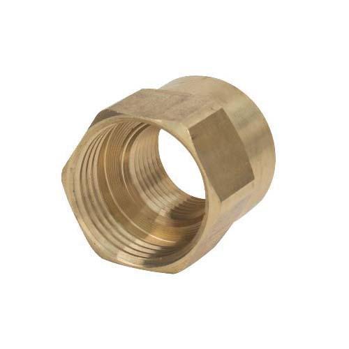 Brass Craft HUS11-8-12X Compliant Brass Rough No-Lead Swivel Hose Adaptor, 3/4 inch Female Hose Thread x 1/2 inch FIP; 25/Pack