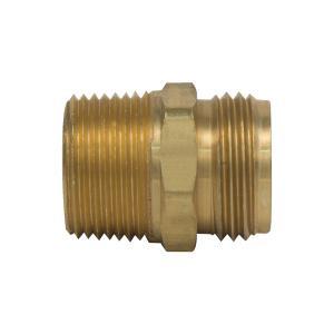 BrassCraft® HU22-12-12 Adaptor, 3/4 in Male Garden Hose Threaded x 3/4 in MIP, Brass, Rough